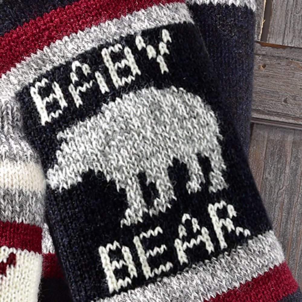 Charlie Paige Sherpa Lined Socks-Baby Bear Child